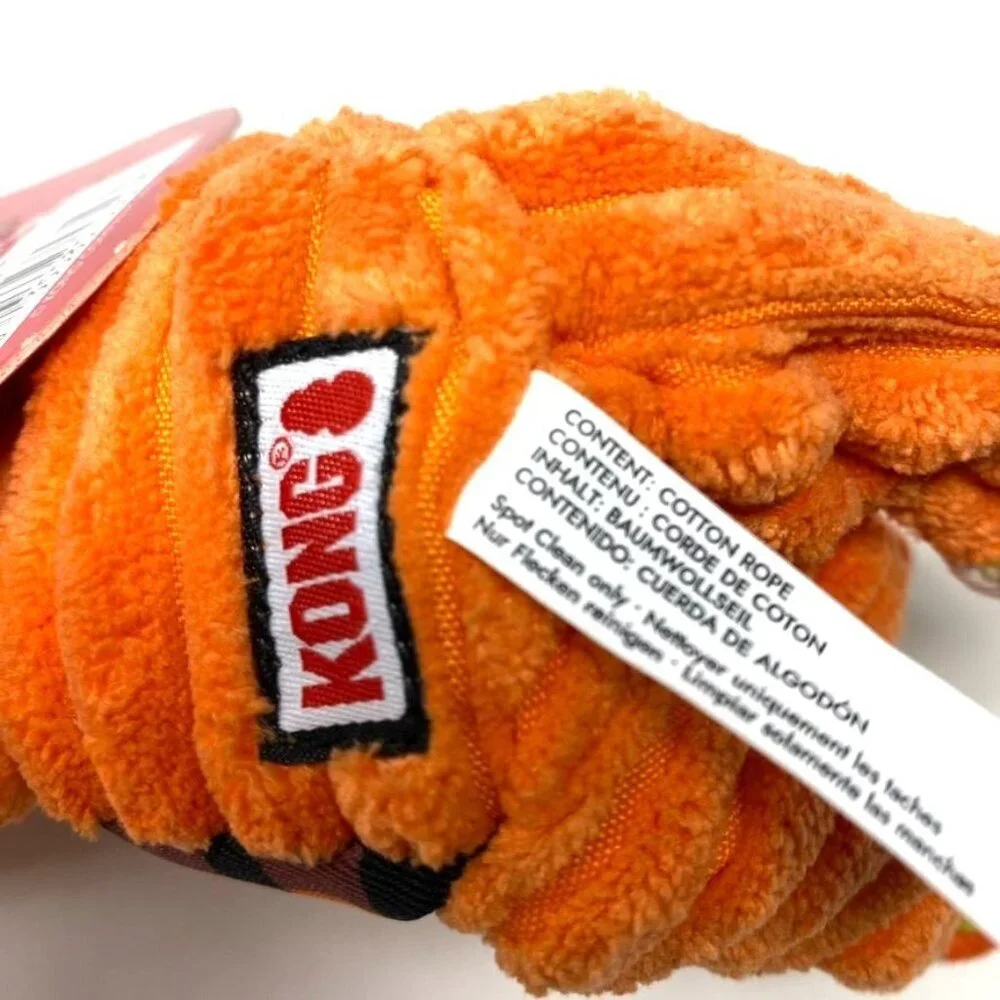 KONG Halloween Floppy Knots Fox Dog Animal Chew Toy Small Medium